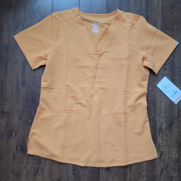 NWT Reina V-Neck 3 Welt Pockets Luxe Stretch Jogger Pants Size Small Sun… - Picture 3 of 16